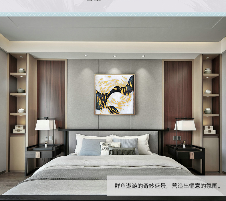 輕奢玄關(guān)裝飾畫 實物畫 餐廳壁畫 客廳組合掛畫 墻畫 遨游