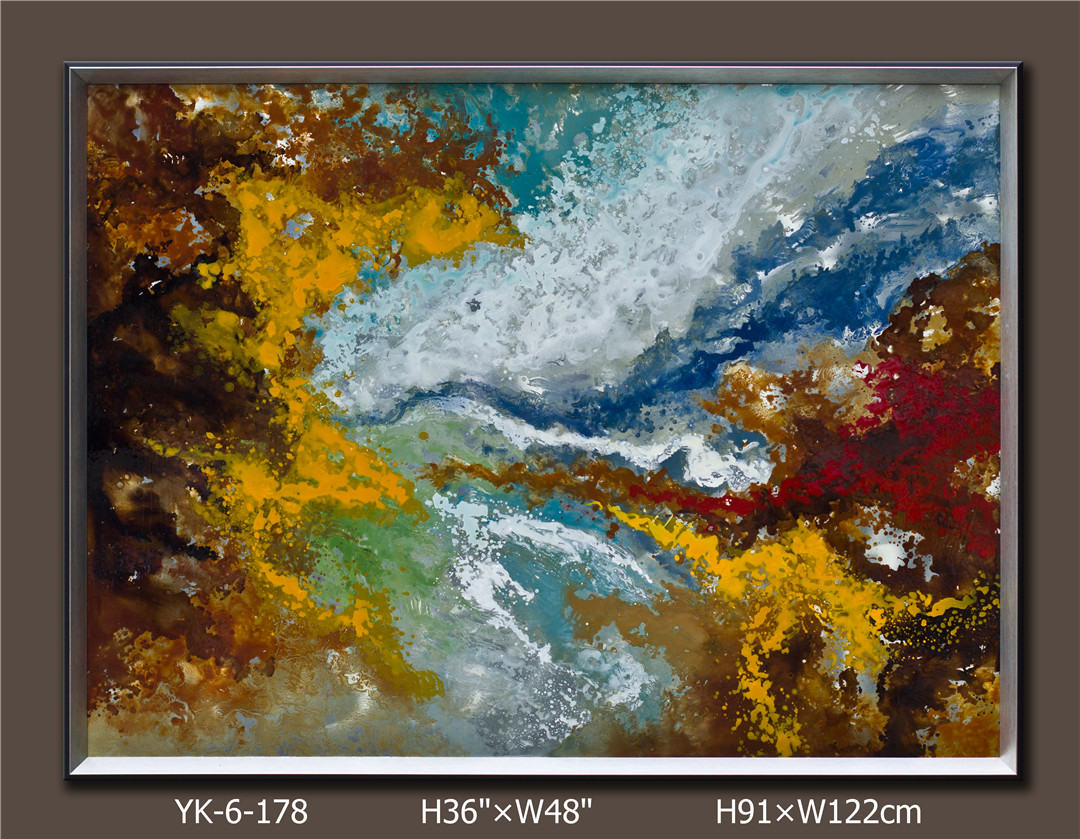 網(wǎng)紅咖啡廳火鍋服裝餐飲飯店鋪房間墻壁墻面裝飾復古工業(yè)風鐵藝畫 花草樹木系列2