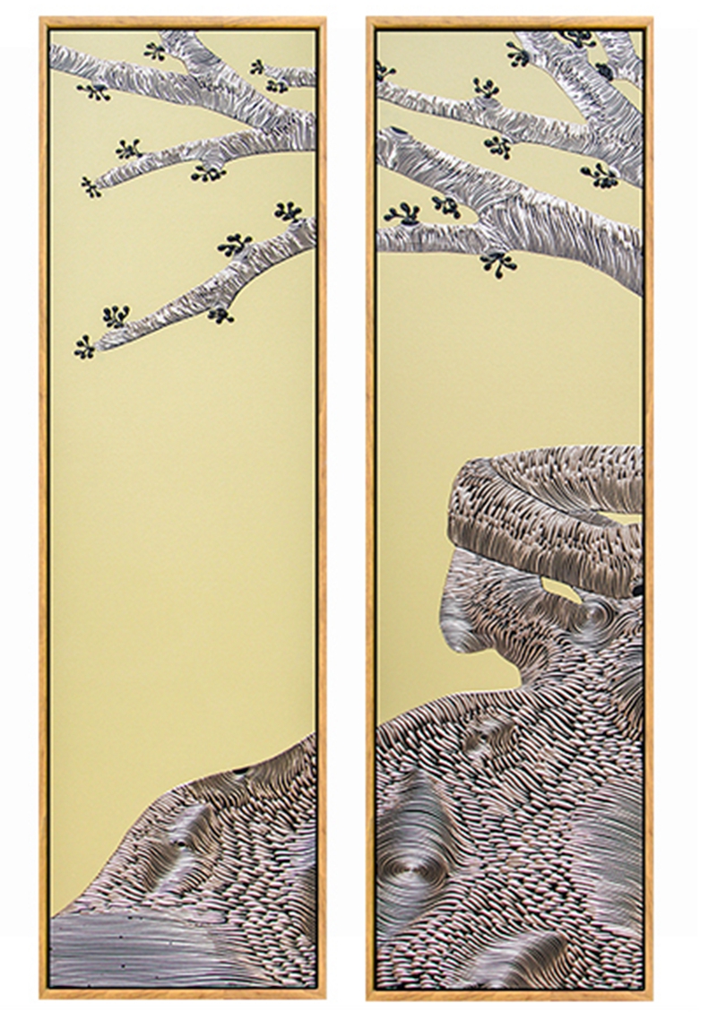 新中式客廳裝飾畫(huà) 餐廳原創(chuàng)純手繪山水畫(huà) 玄關(guān)環(huán)保PS框掛畫(huà) 新葉