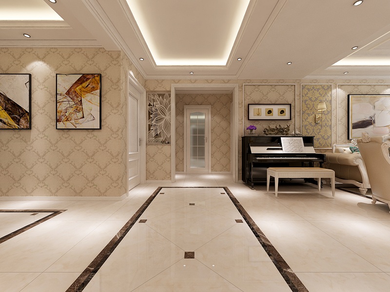 遼陽簡歐式裝修效果案例賞析