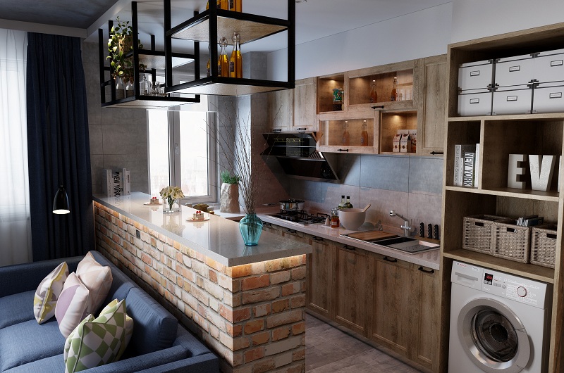 遼陽家裝工業(yè)風(fēng)裝修案例賞析