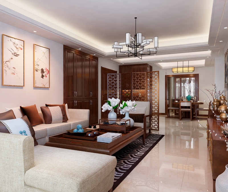 遼陽(yáng)中式現(xiàn)代風(fēng)裝修效果